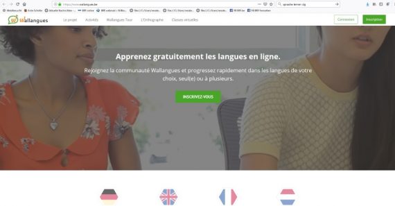 www.wallangues.be (screenshot)