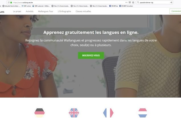 www.wallangues.be (screenshot)