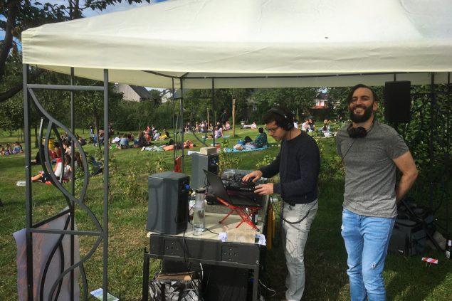 Lumbrezel und David J. Miller bei "Sagen wir Sonntag" 2019 (Bild: GrenzEcho)