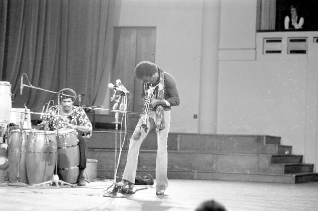 Miles Davis 1971 bei einem Konzert in Nieuwpoort Bild: Belga)