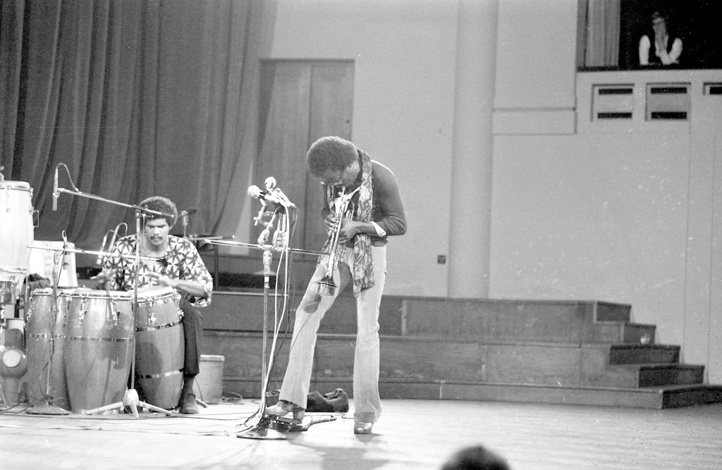 Miles Davis 1971 bei einem Konzert in Nieuwpoort Bild: Belga)