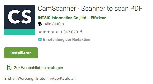 CamScanner Screenshot