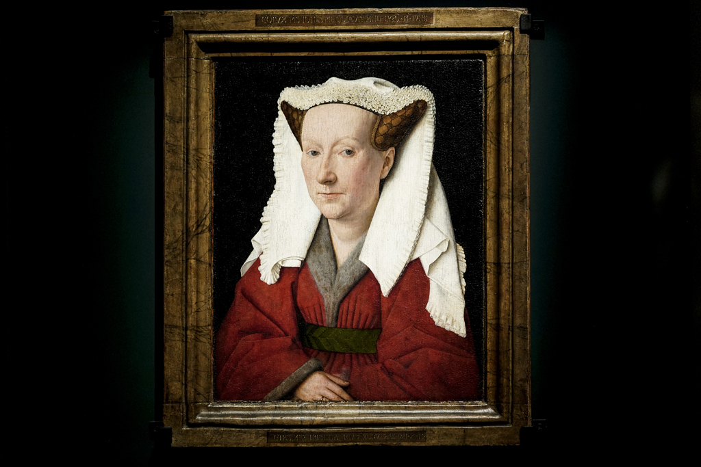 Jan Van Eycks "Porträt von Margareta van Eyck" im Museum für Schöne Künste in Gent (Bild: Kenzo TribouillzrdAFP)