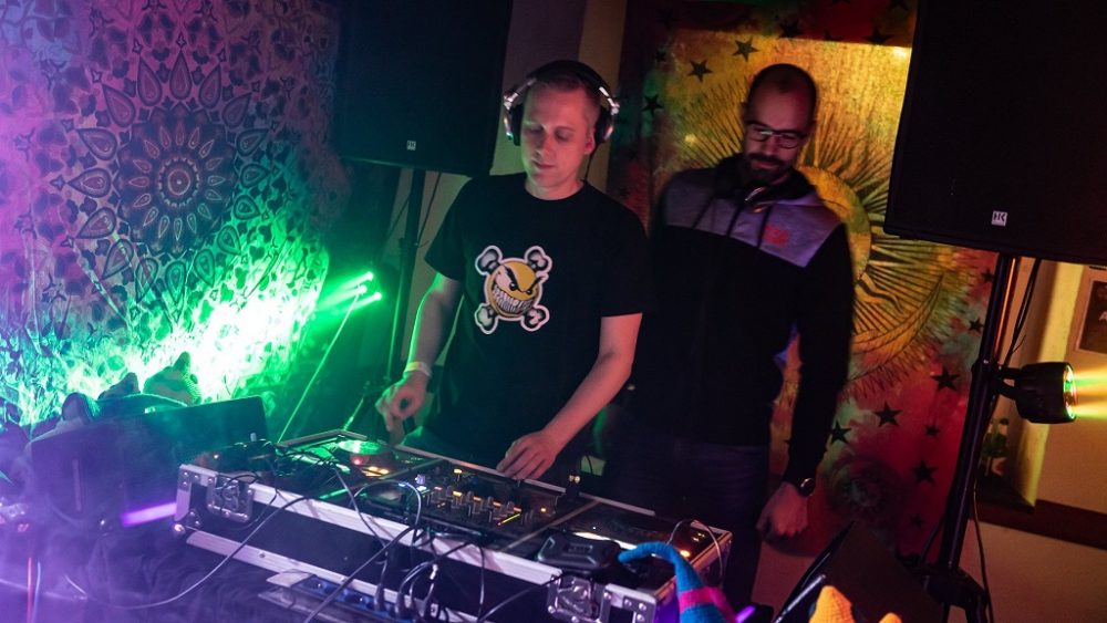 Alien Dee und Dilox beim Birthday Bash von M-Sloth und M73 am 7. März in St. Vith (Bild: Out of Control)