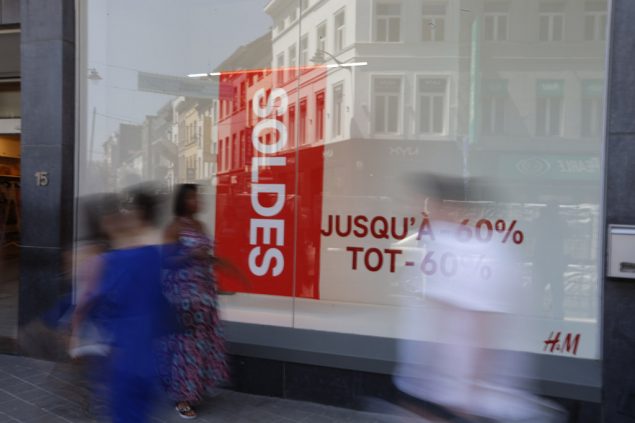 Sommerschlussverkauf in Brüssel