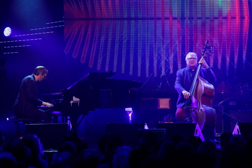 Jean-Louis Rassinfosse und Jean-Philippe Collard-Neven bei einem Konzert im Juni 2019 in Brüssel (Bild: Thierry Roge/Belga)