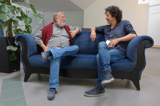 Hans Reul und Christoph Titz (Bild: Julie Broichhausen/BRF)