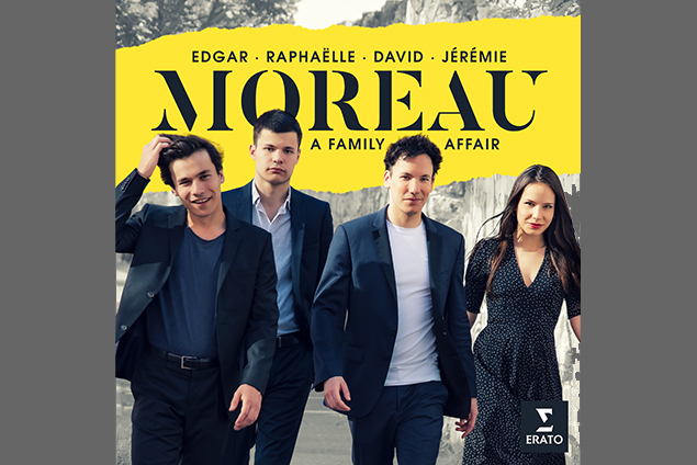 Edgar, Raphaëlle, David, Jérémie Moreau: A Family Affair (Cover: Warner)