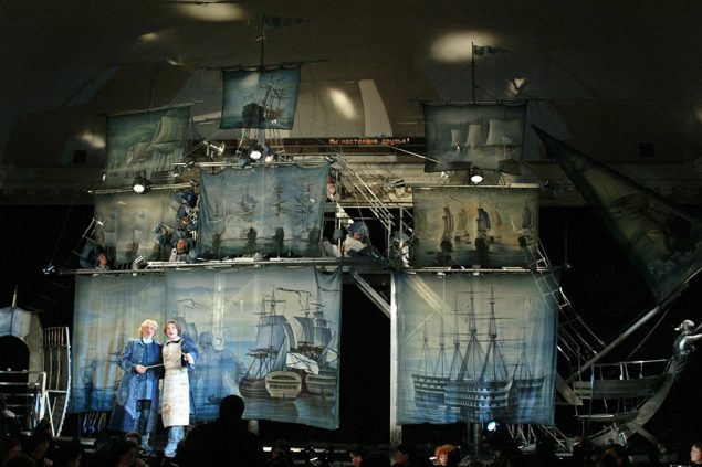 "Peter der Große": Oper von André-Ernest-Modeste Grétry in Moskau, 2003 (Archivbild: Sergei Ilnitsky/EPA)