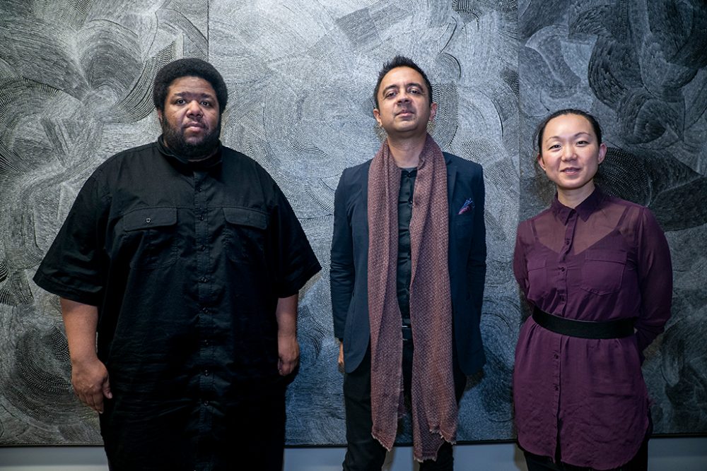 Tyshawn Sorey, Vijay Iyer und Linda May Han Oh (Bild: Craig Marsden/ECM Records)