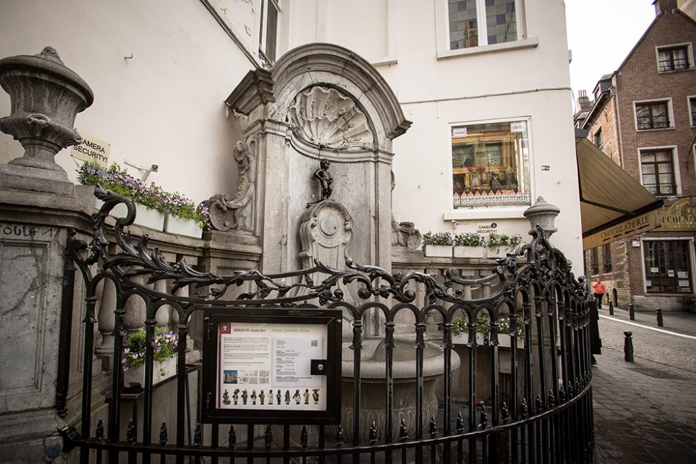 Das Brüsseler Wahrzeichen Manneken Pis (Bild: Siska Gremmelprez/Belga)