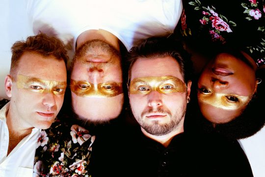 Kyle Evans (ganz links) mit seiner Band Echo Bloom (Pressebild)