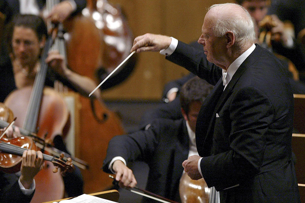 Der niederländische Dirigent Bernard Haitink am 28.8.2007 in Santander, Nordspanien (Bild: Alberto Aja/EPA)