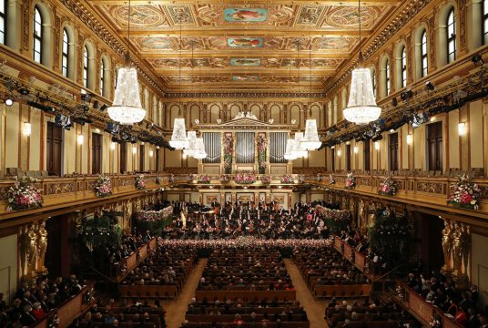 Das Neujahrskonzert im Musikvereinssaal (Bild: Wiener Philharmoniker/Dieter Nagl/AFP)