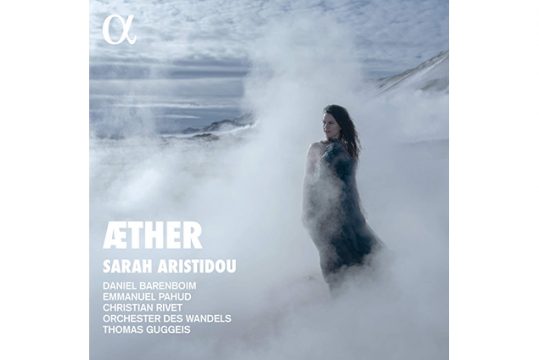 Aether von Sarah Aristidou (CD-Cover: Alpha Classics)