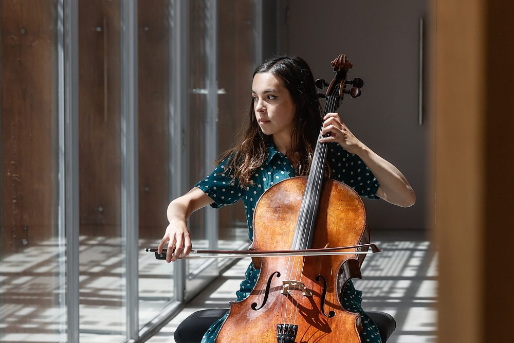 Stéphanie Huang am 21. Mai 2022 vor dem Halbfinale des "Concours Reine Elisabeth" (Bild: Bruno Fahy/Belga)