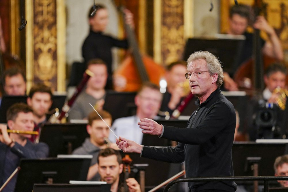 Der österreichische Dirigent Franz Welser-Möst während einer Probe zum Wiener Neujahrskonzert (Bild: Eva Manhart/APA/AFP)