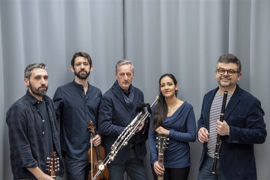 Birkin Tree (vlnr): Claudio De Angeli, Luca Rapazzini, Fabio Rinaudo, Laura Torterolo, Michel Balatti (Bild: Marcello Campora)