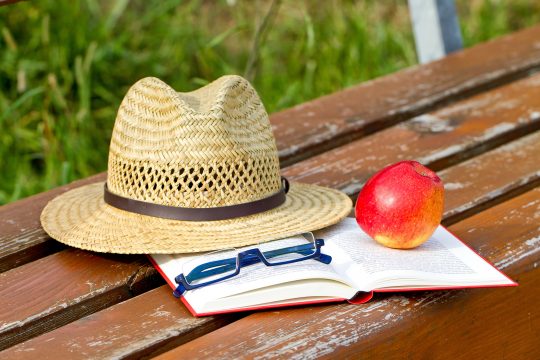 Buch im Park (Illustrationsbild: © Bildagentur PantherMedia/Jürgen Fälchle)