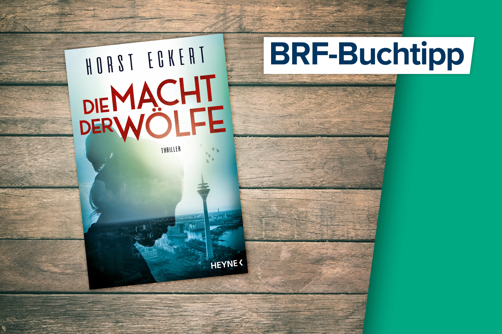 Der Buchtipp auf BRF1: "Die Macht der Wölfe" von Horst Eckert (Heyne Verlag)