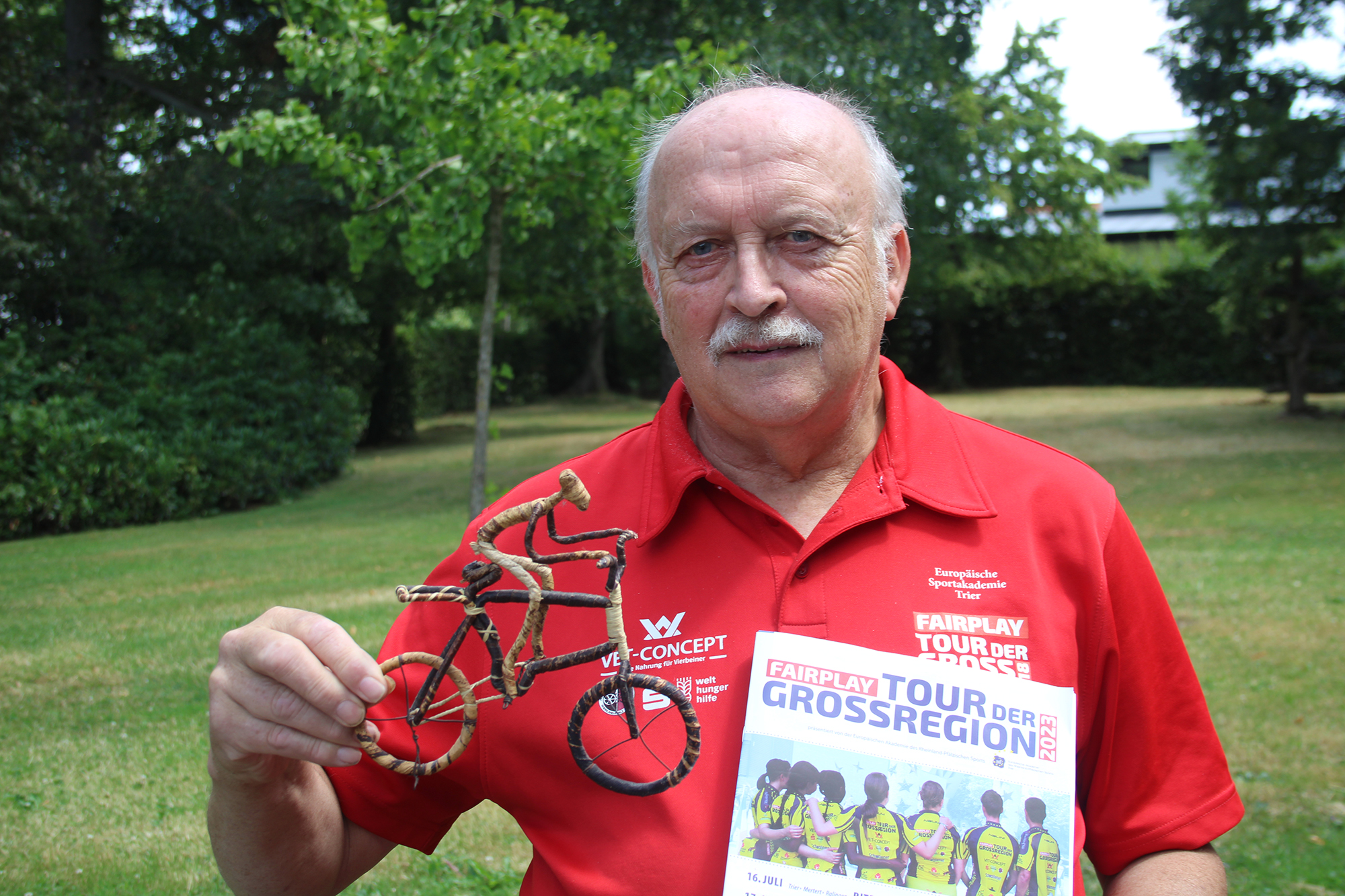 Ignaz Halmes ist auf belgischer Seite mit an der Organisation der "Fairplay Tour der Großregion" beteiligt (Bild: Lena Orban/BRF)