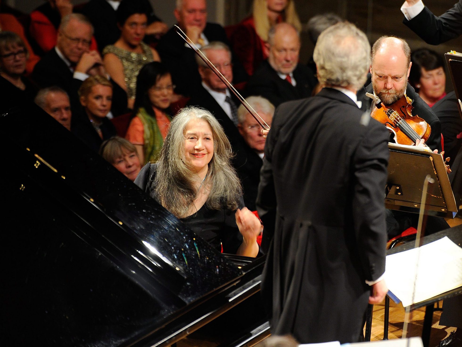 Die Pianistin Martha Argerich (Bild: Jan-Olav Wedin/EPA)