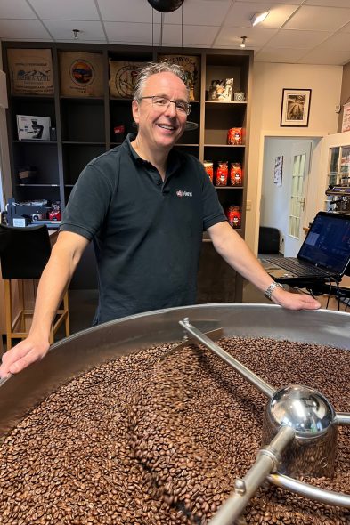 Dany Soiron, Betreiber der Kaffeerösterei Soiron in Eupen (Bild: Julia Slot/BRF)