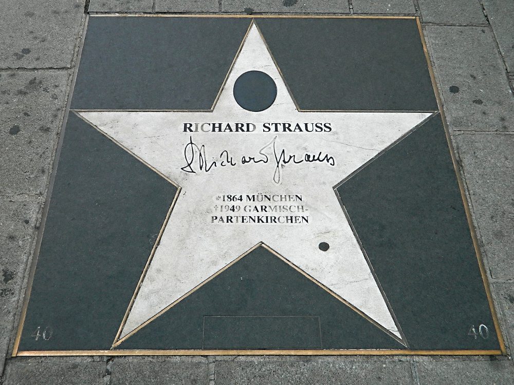 Richard-Strauss-Denkmal auf der Wiener Musik-Meile