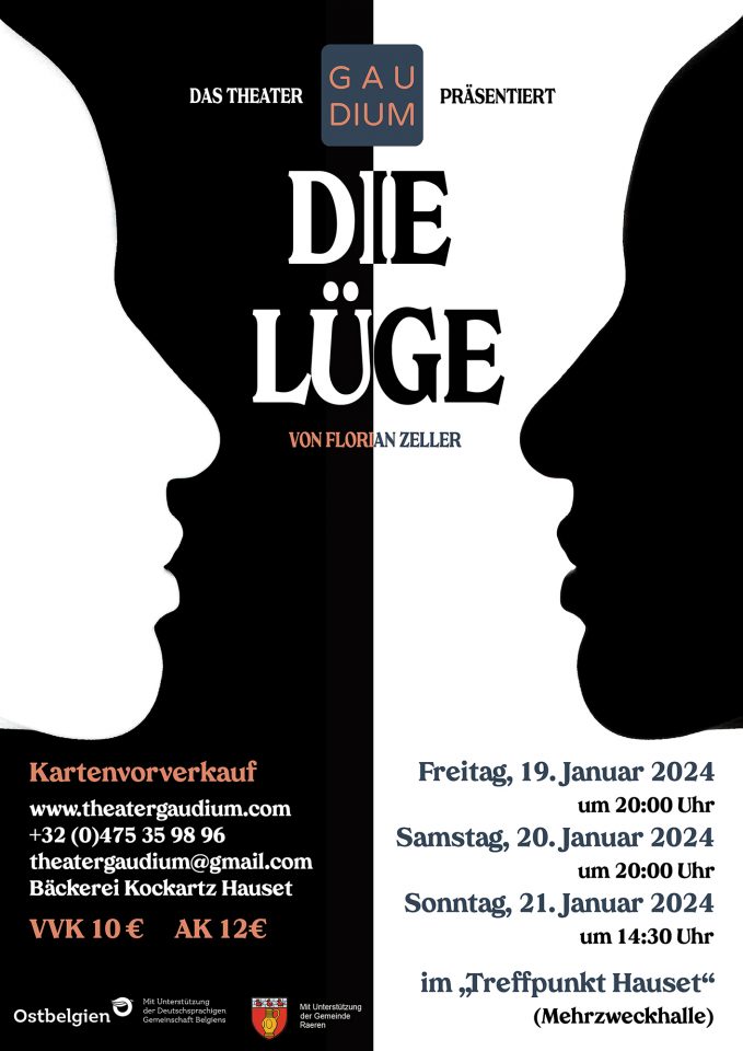 Die Lüge (Plakat: Theater Gaudium)