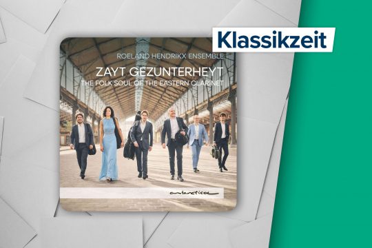 Das Album "Zayt Gezunterheyt" vom Roeland Hendrikx Ensemble (Label: antarctica)