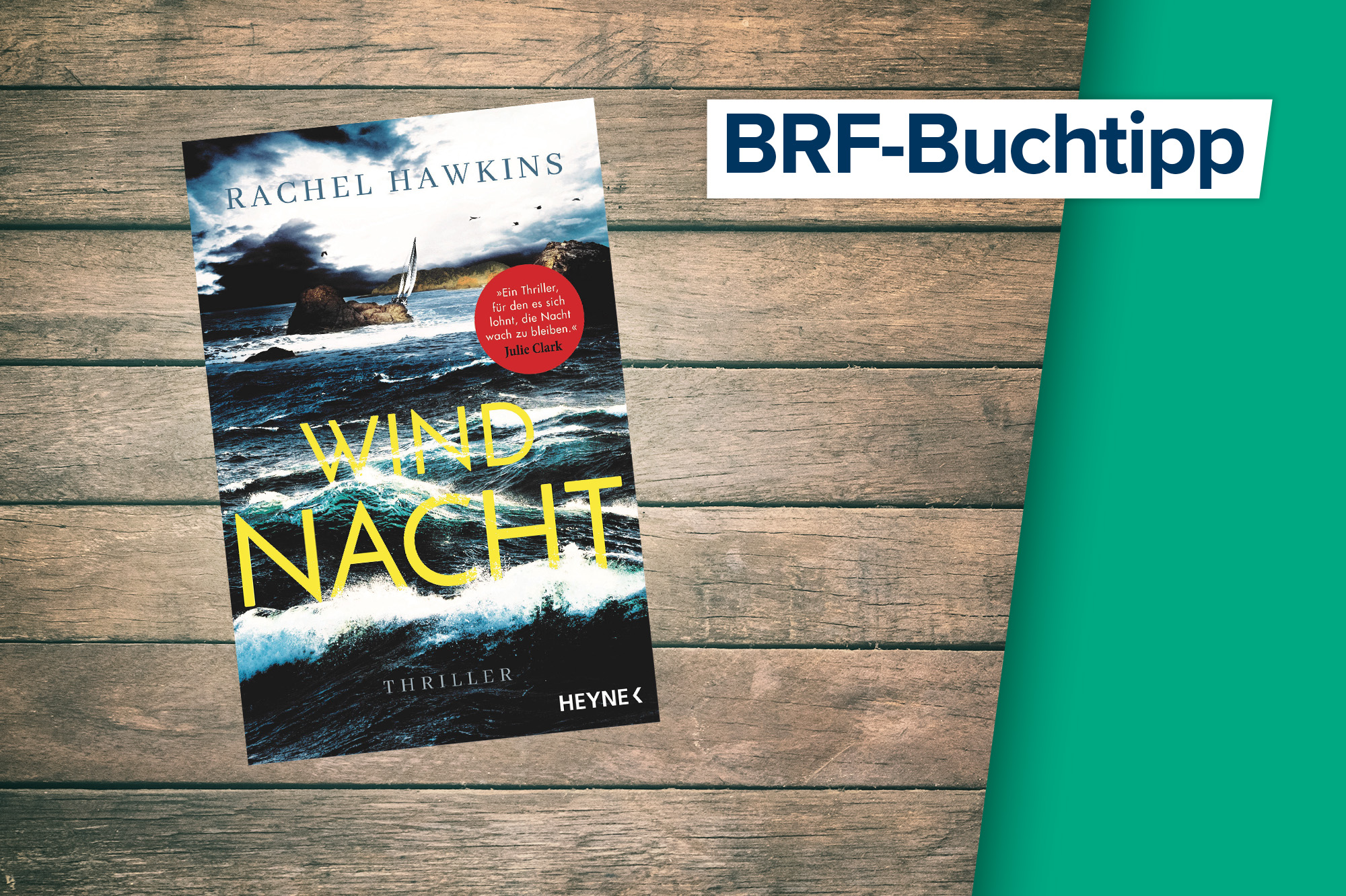 Der Buchtipp auf BRF1: "Windnacht" von Rachel Hawkins (Heyne Verlag)