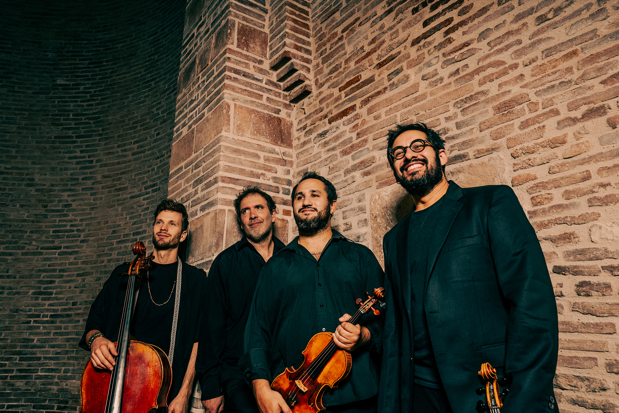 Cuareim Quartet: Guillaume Latil, Olivier Samoullian, Federico Nathan, Rodrigo Bauzá (Bild: Mosaik Music Promotion)