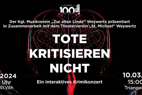 Tote Kritisieren Nicht Musikverein Weywertz