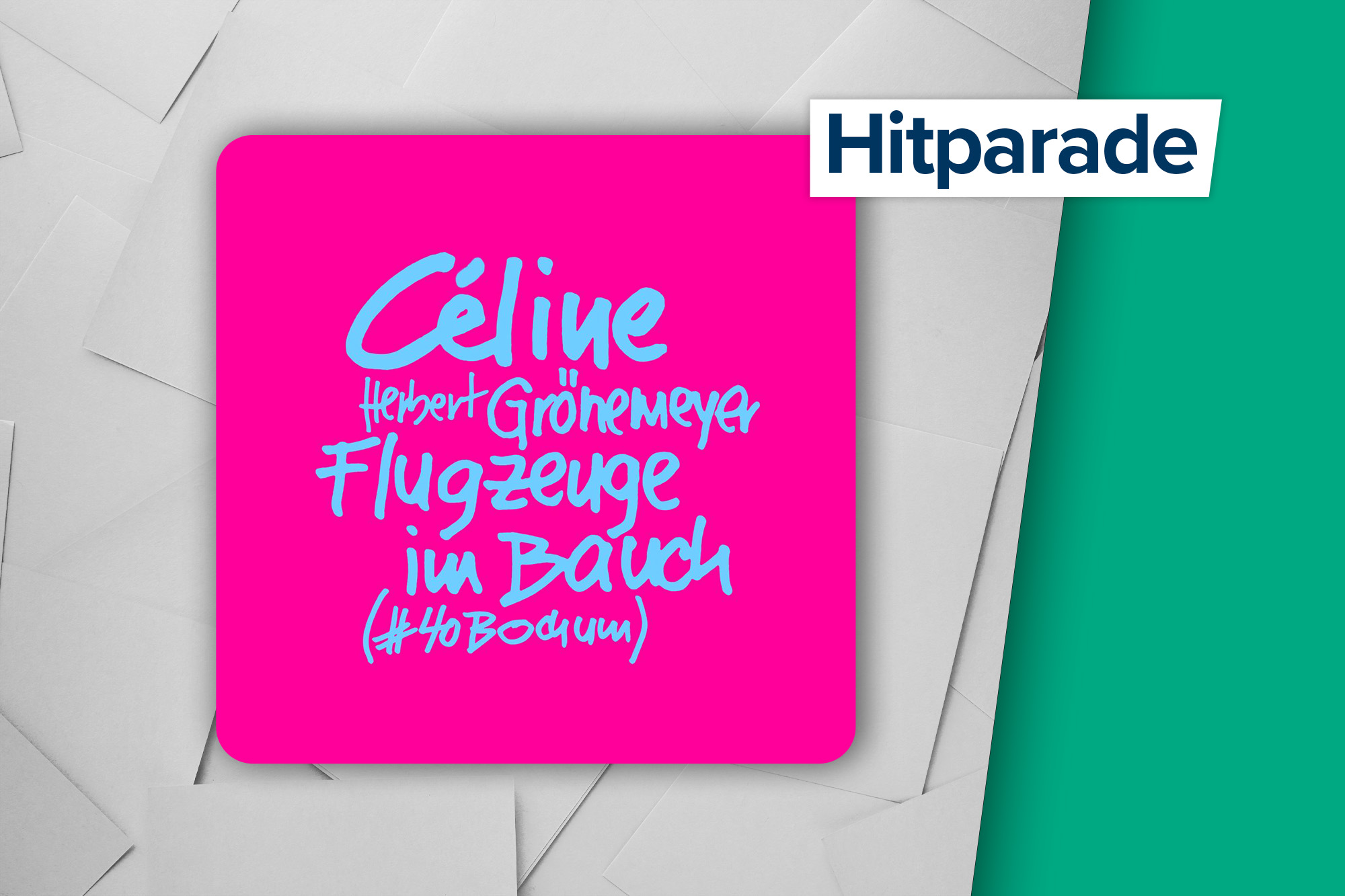 Höchster Neueinstieg in der Hitparade: "Flugzeuge im Bauch" von Celine feat. Herbert Grönemeyer