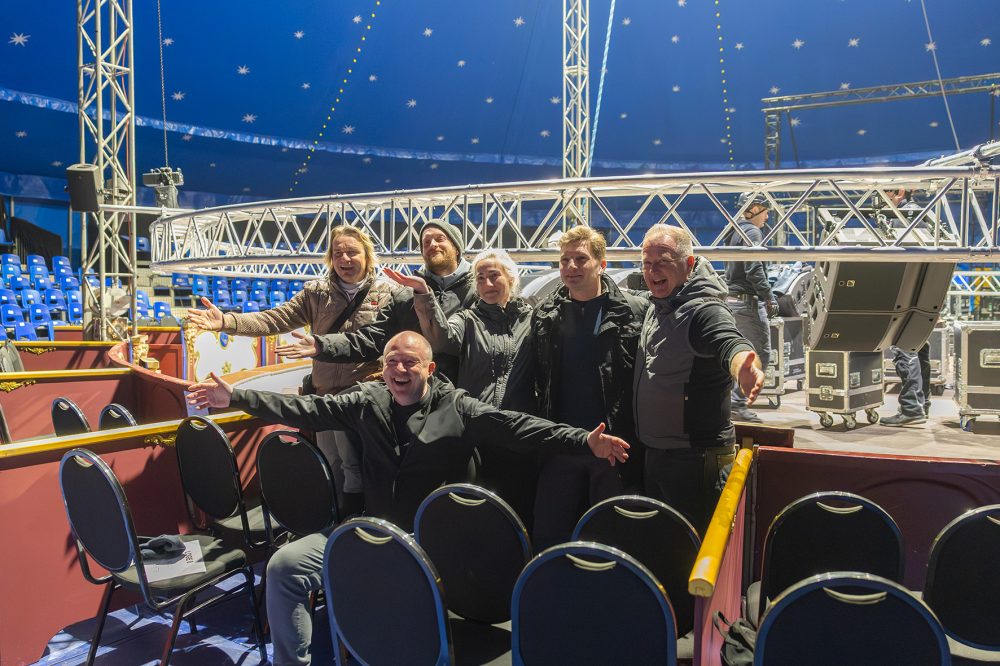 Höhner Rock and Roll Circus Aachen: Der Innenausbau geht voran