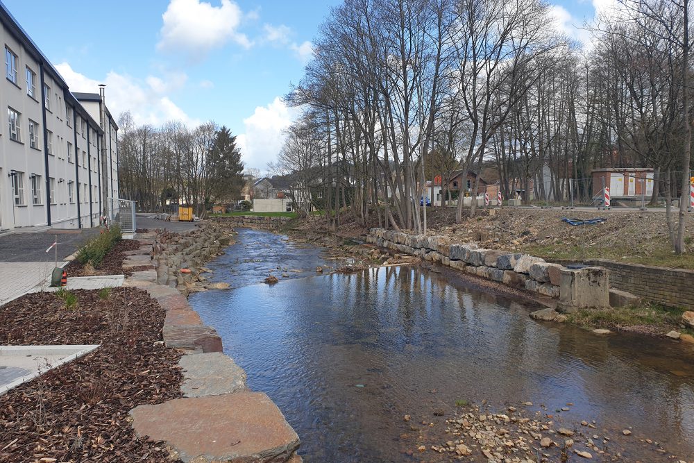 Flussbetten von Hill und Weser in der Eupener Unterstadt wieder instand gesetzt