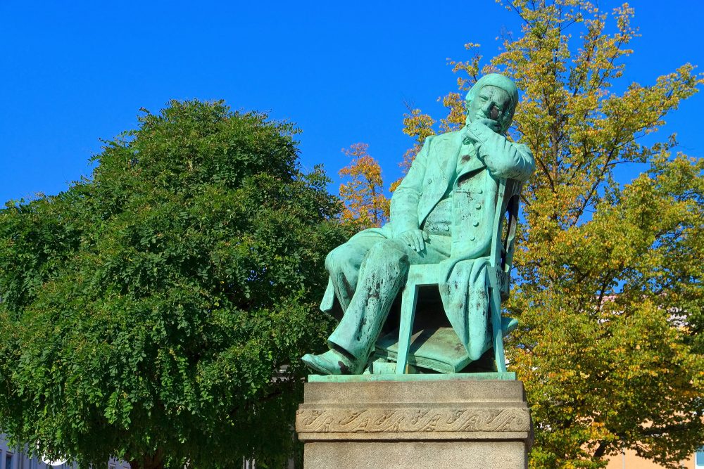 Robert Schumann Monument in Zwickau