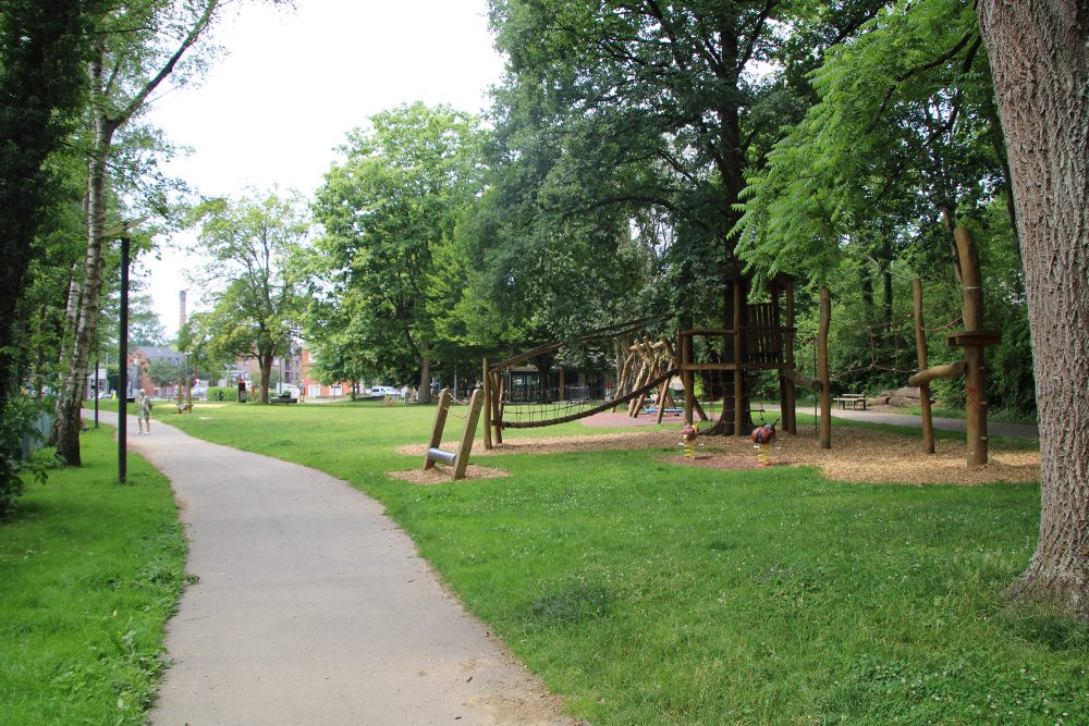 Temsepark in der Eupener Unterstadt