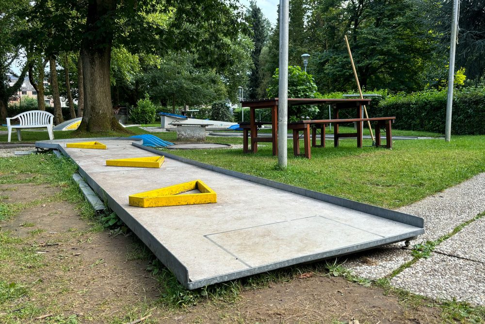 Minigolf im Eupener Park Klinkeshöfchen