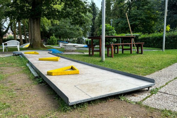 Minigolf im Eupener Park Klinkeshöfchen