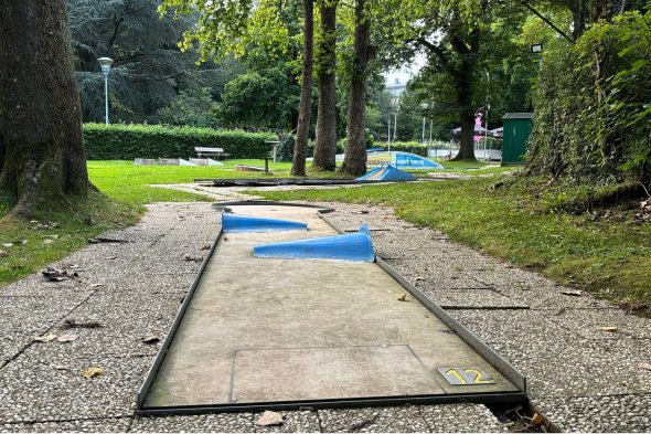 Minigolf im Eupener Park Klinkeshöfchen