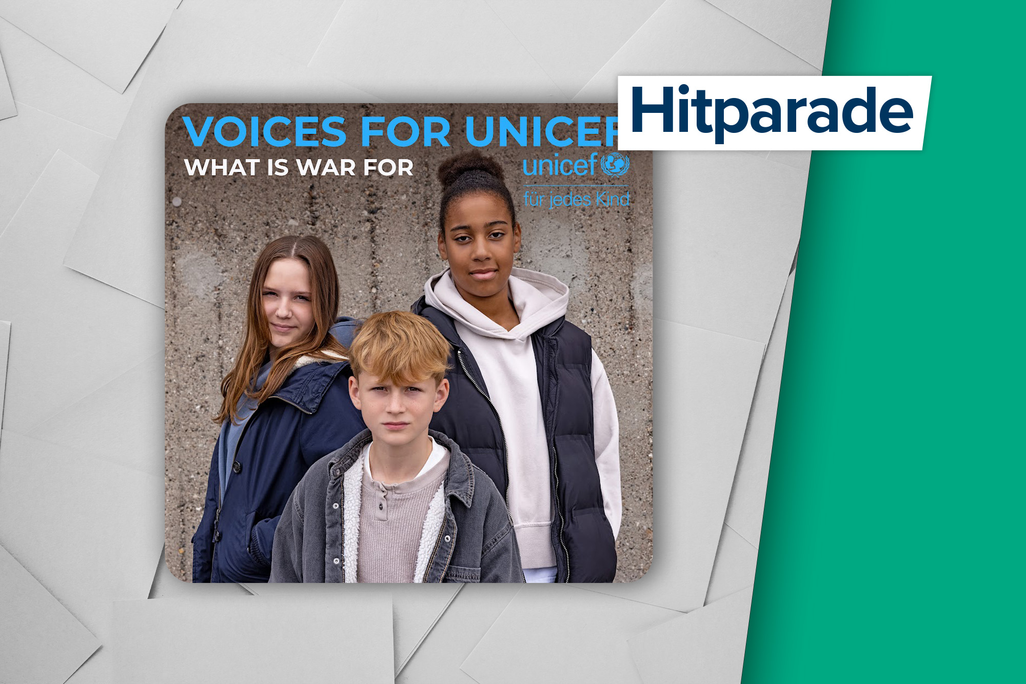 CD-Cover zu "What Is War For" von Voices For Unicef