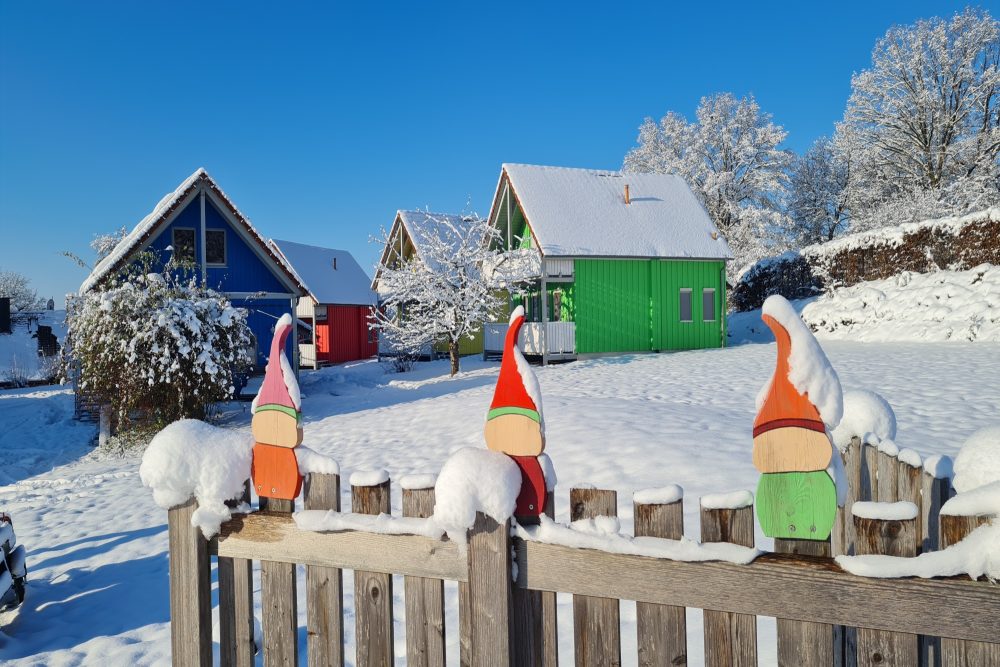 Feriendorf im Winter