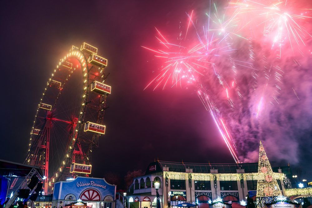 Happy New Year: Silvester-Feuerwerk in Wien