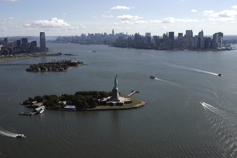 Die Freiheitsstatue in New York