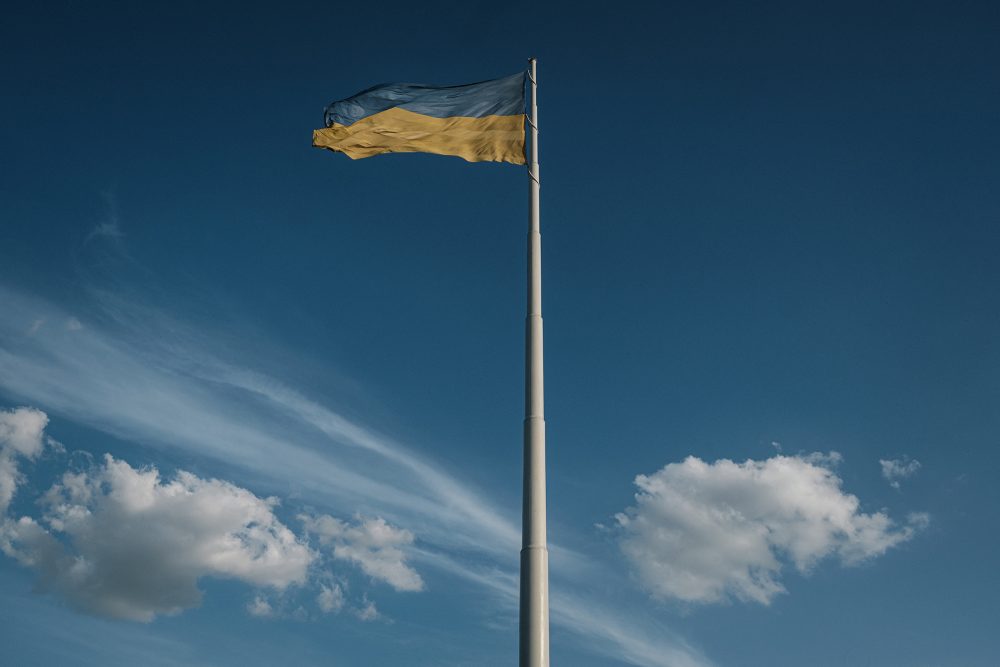 Ukrainische Flagge