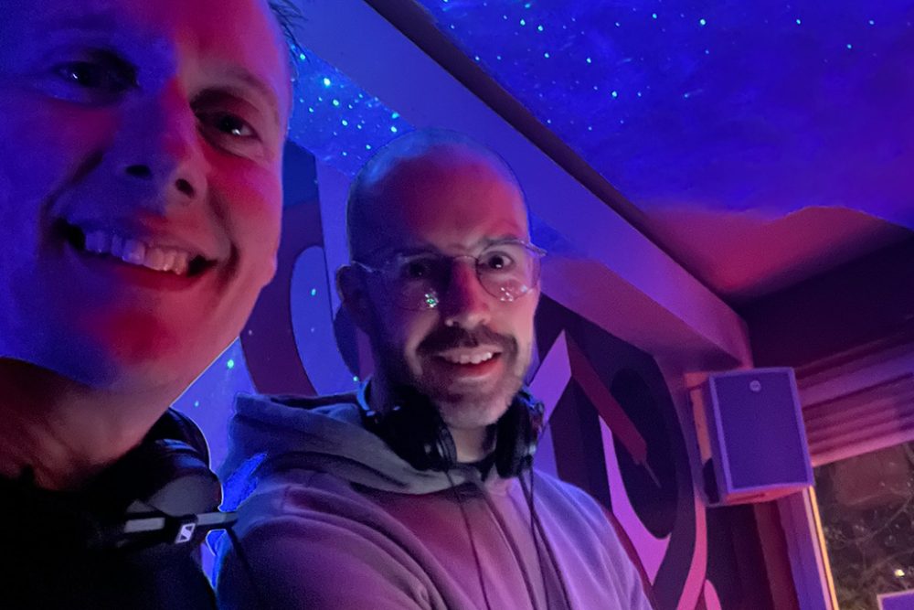 Alien Dee und Dilox bei ihrem Auftritt in Luxemburg