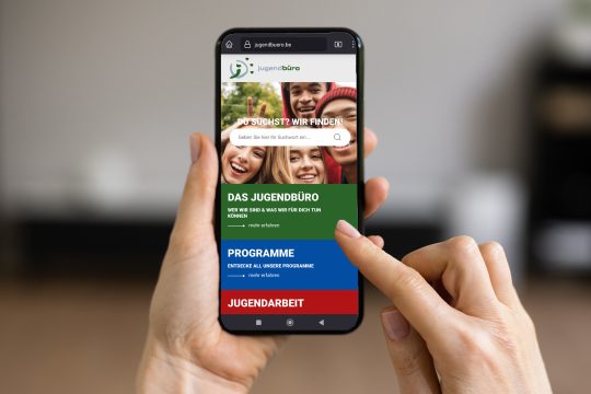 Internetseite des Jugendbüros