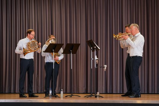 Quattro Lamiere bei der Einstufung der Ensembles am 30. März in Walhorn