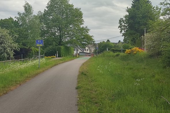 Funkis Weg am ersten Tag